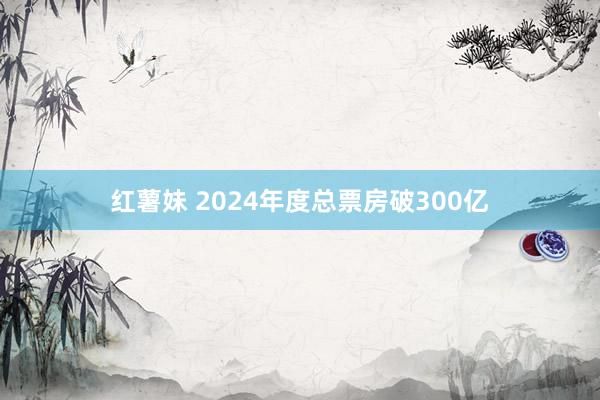 红薯妹 2024年度总票房破300亿